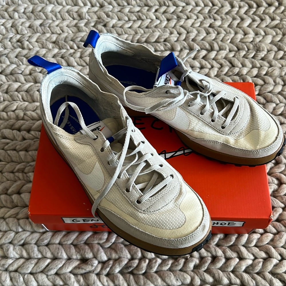 White/Blue Tom Sachs General Purpose Shoe - Nike (Worn - Clean Tread)